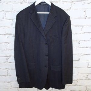 Saks Fifth Avenue Ermenegildo Zegna Stripe Wool Silk Suit